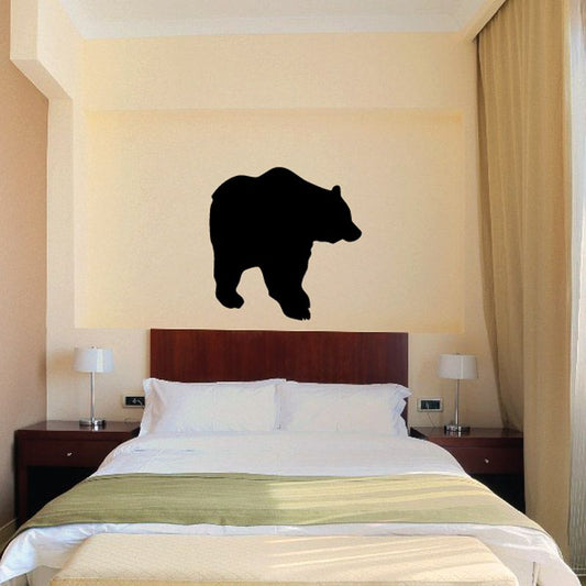 Black bear silhouette wall decal