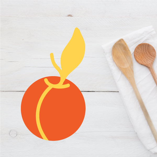 Image of Peach Wall Decal - Vinyl Decal - Car Decal - Idcolor027