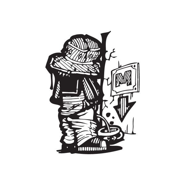 Image of Peeing Tagger Decal