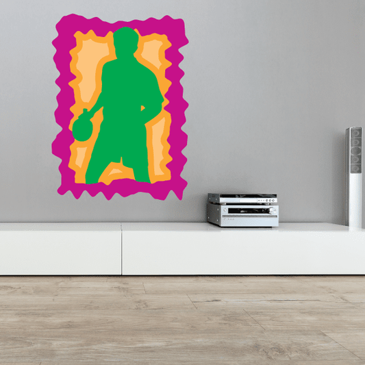 Image of Ping Pong Wall Decal - Vinyl Sticker - Car Sticker - Die Cut Sticker - CDSCOLOR017