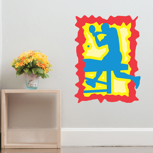 Image of Ping Pong Wall Decal - Vinyl Sticker - Car Sticker - Die Cut Sticker - CDSCOLOR020