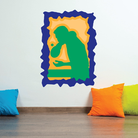 Image of Ping Pong Wall Decal - Vinyl Sticker - Car Sticker - Die Cut Sticker - CDSCOLOR024