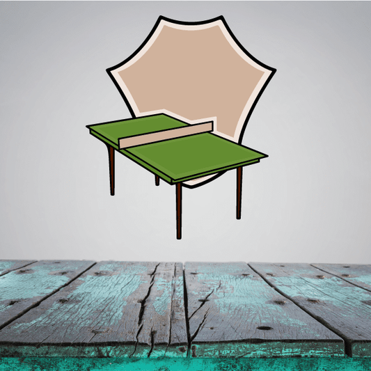 Image of Ping Pong Wall Decal - Vinyl Sticker - Car Sticker - Die Cut Sticker - CDSCOLOR035