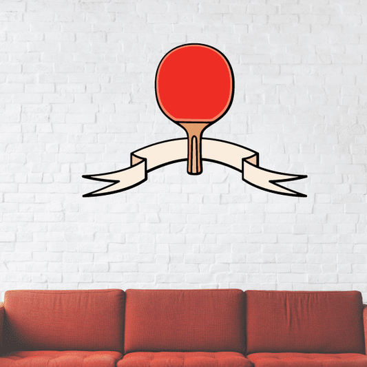 Image of Ping Pong Wall Decal - Vinyl Sticker - Car Sticker - Die Cut Sticker - CDSCOLOR036