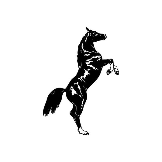 Black horse silhouette vinyl decal sticker