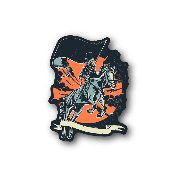 Plague Doctor Vinyl Sticker weather-resistant vinyl sticker by VinylDisorder