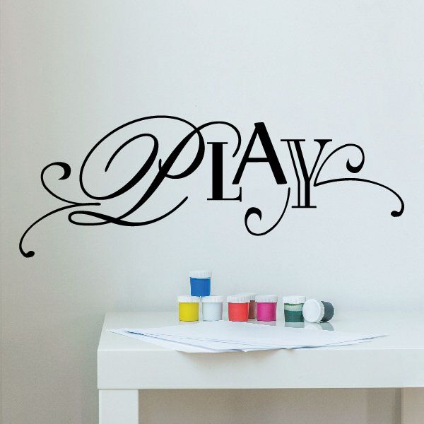 Image of Play Wall Decal