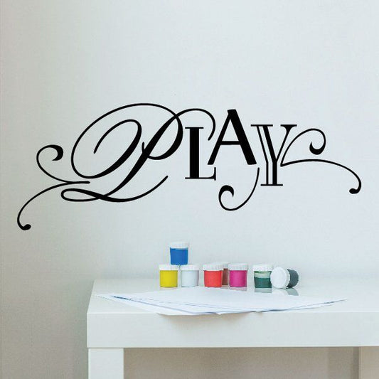 Image of Play Wall Decal