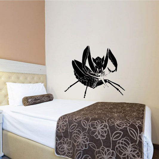 Image of Praying Mantis Eating Decal