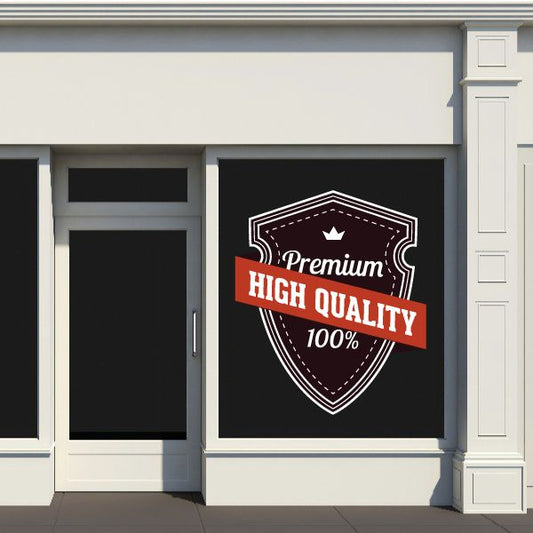 Image of Premium High Quality 100% Shield Retail Discount Sign Wall Decal - Vinyl Decal - Car Decal - Idcolor065