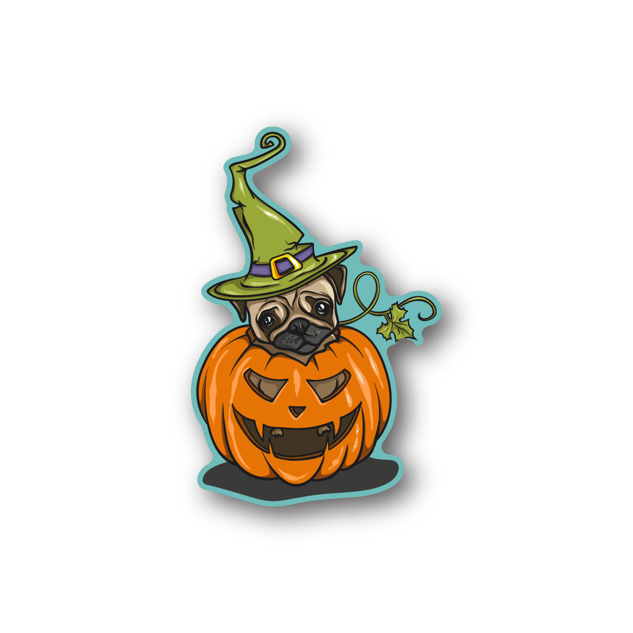 Image of Pumpkin Emoji Sticker