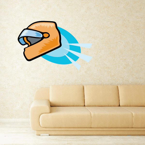 Image of Moto Helmet Sticker