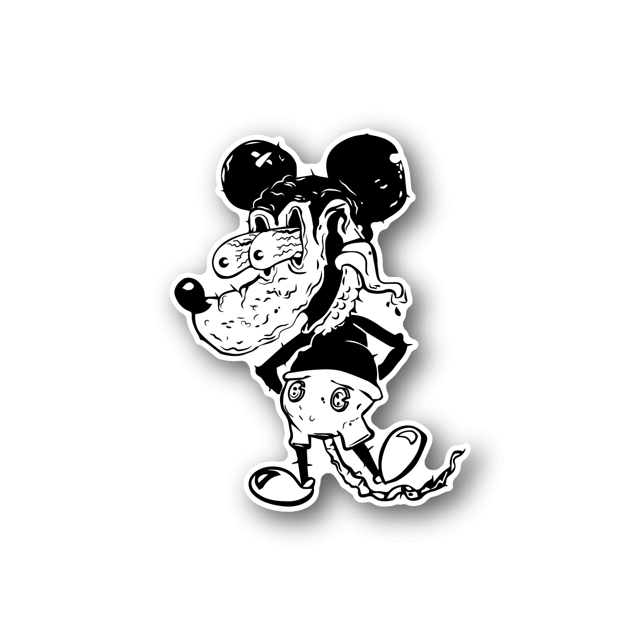 Image of Ratfink Mouse Sticker