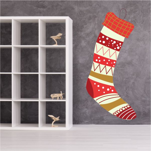 Image of Red Stocking Dticker