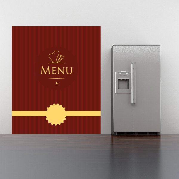 Image of Restaurant Menu Wall Decal - Vinyl Decal - Car Decal - Idcolor002