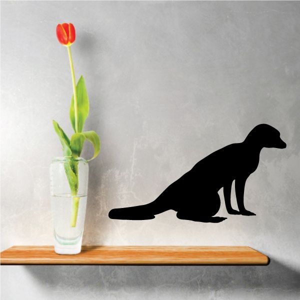 Image of Resting Meerkat Decal
