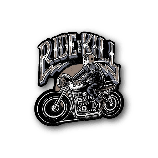 Image of Ride To Kill BMX Sticker