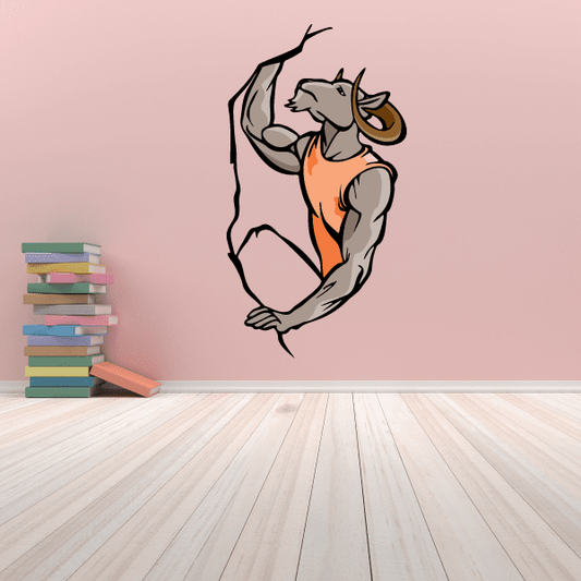 Image of Rock Climbing Wall Decal - Vinyl Sticker - Car Sticker - Die Cut Sticker - CDSCOLOR002