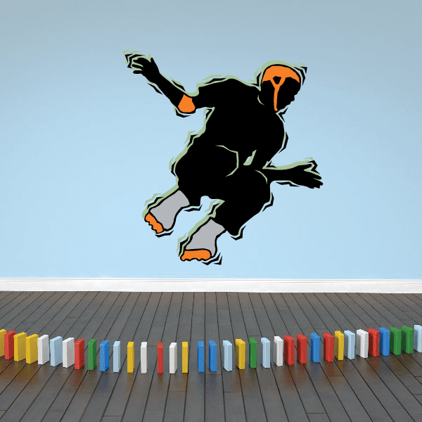 Image of Rollerblading Wall Decal - Vinyl Sticker - Car Sticker - Die Cut Sticker - CDSCOLOR033