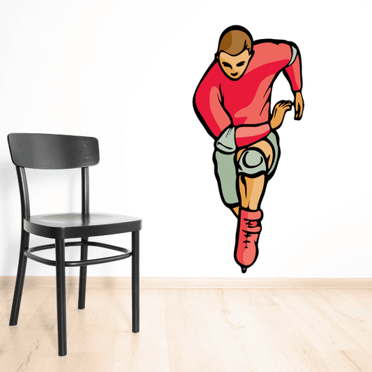Image of Rollerblading Wall Decal - Vinyl Sticker - Car Sticker - Die Cut Sticker - CDSCOLOR044