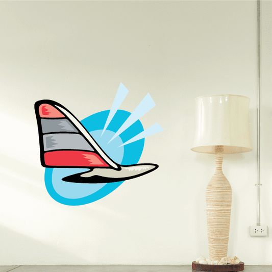 Image of Sailboat Wall Decal - Vinyl Sticker - Car Sticker - Die Cut Sticker - CDSCOLOR029