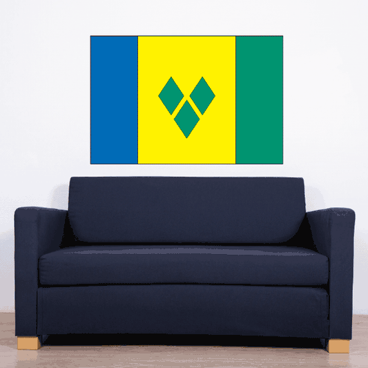 Image of Saint vincent Flag Sticker