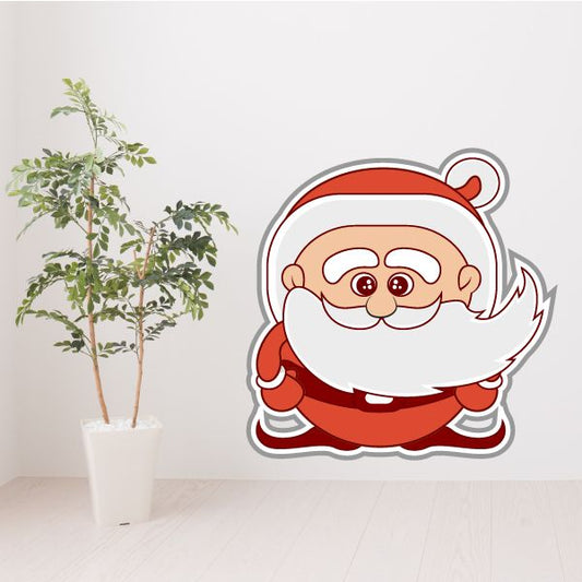 Image of Santa Wall Decal - Vinyl Sticker - Car Sticker - IDCOLOR021