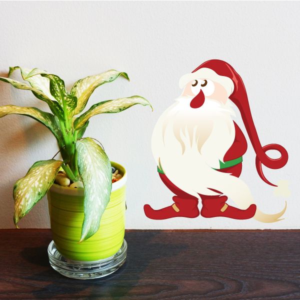 Image of Santa Wall Decal - Vinyl Sticker - Car Sticker - IDCOLOR023