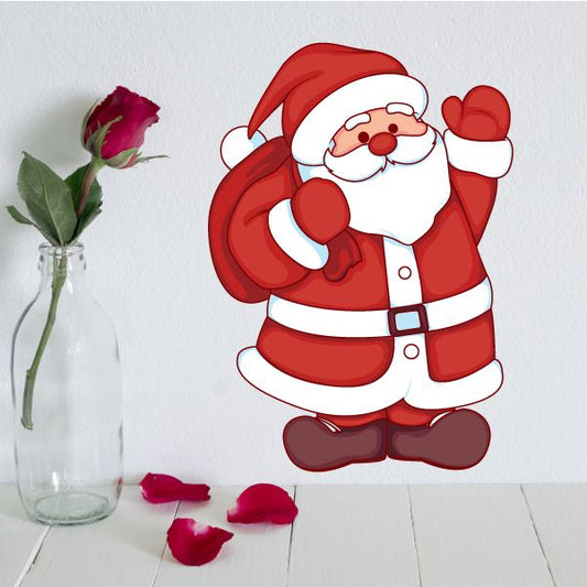 Image of Santa Wall Decal - Vinyl Sticker - Car Sticker - IDCOLOR032
