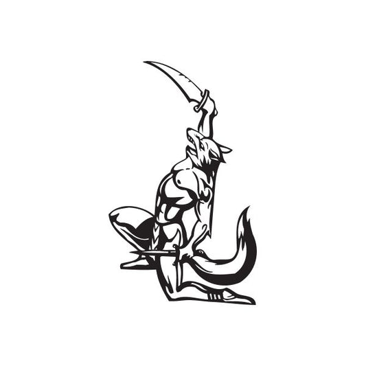 Image of School Mascot Wall Decal - Vinyl Decal - Car Decal - DC 050