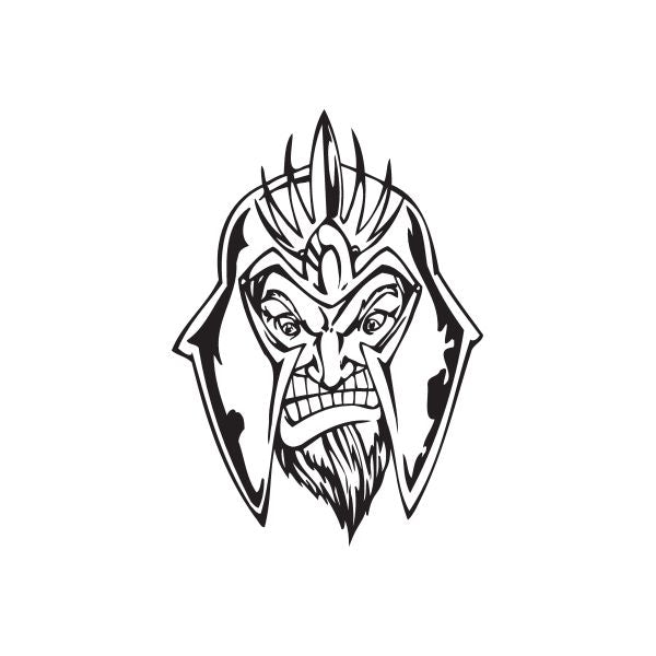 Image of School Mascot Wall Decal - Vinyl Decal - Car Decal - DC 051