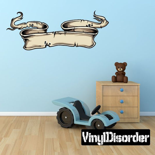 Image of Old Tattered Scroll Decal