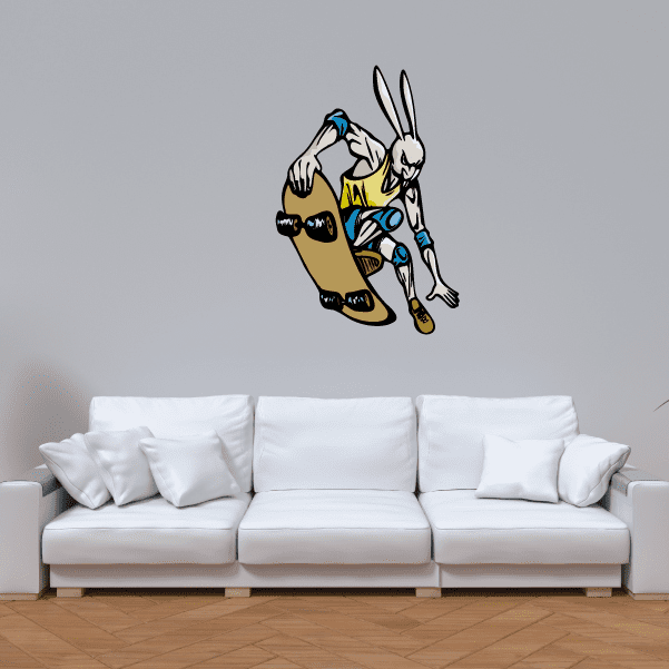 Image of Skateboarding Wall Decal - Vinyl Sticker - Car Sticker - Die Cut Sticker - CDSCOLOR002