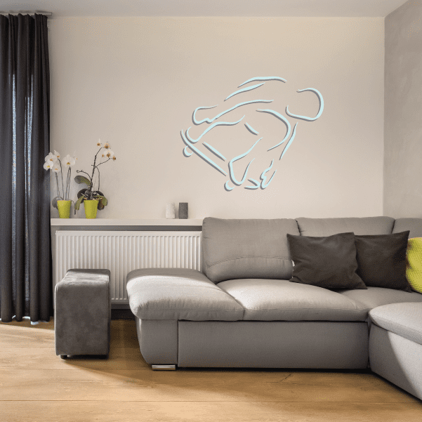 Image of Skateboarding Wall Decal - Vinyl Sticker - Car Sticker - Die Cut Sticker - CDSCOLOR013