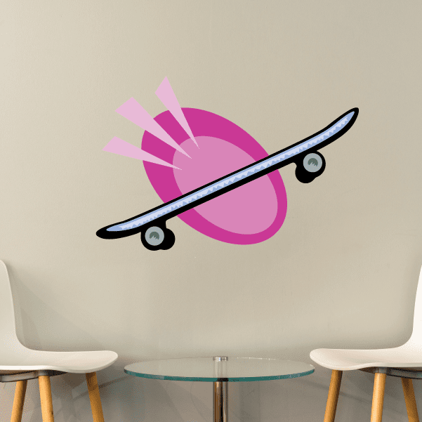 Image of Skateboarding Wall Decal - Vinyl Sticker - Car Sticker - Die Cut Sticker - CDSCOLOR031