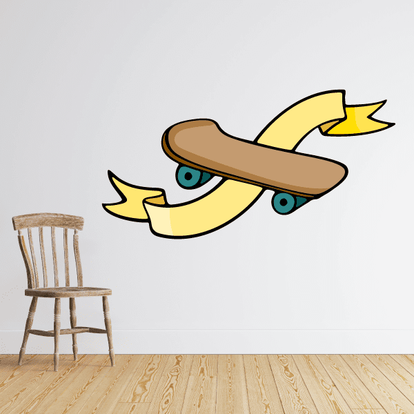 Image of Skateboarding Wall Decal - Vinyl Sticker - Car Sticker - Die Cut Sticker - CDSCOLOR051