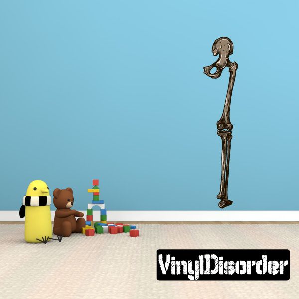 Image of Skeleton Leg Hip Bone Decal