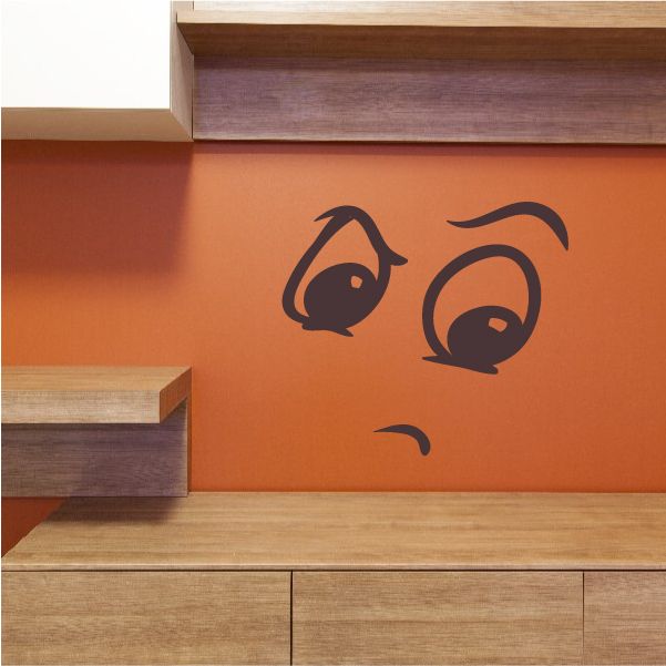 Image of Snob Face Expression Wall Decal - Vinyl Decal - Car Decal - Idcolor073