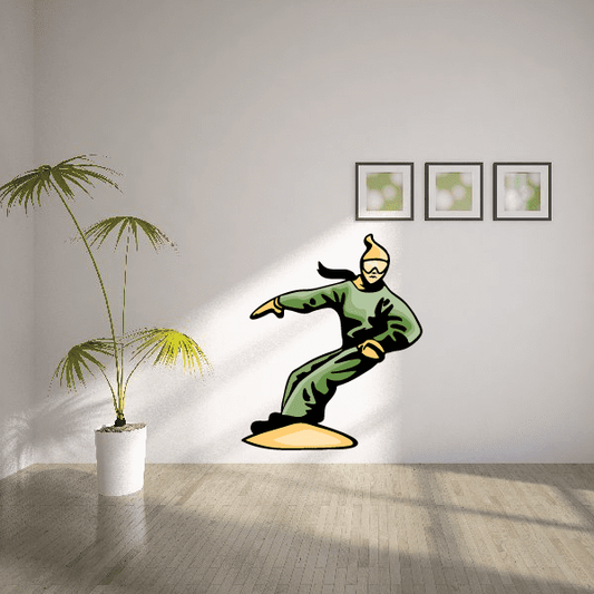 Image of Snowboarding Wall Decal - Vinyl Sticker - Car Sticker - Die Cut Sticker - CDSCOLOR052