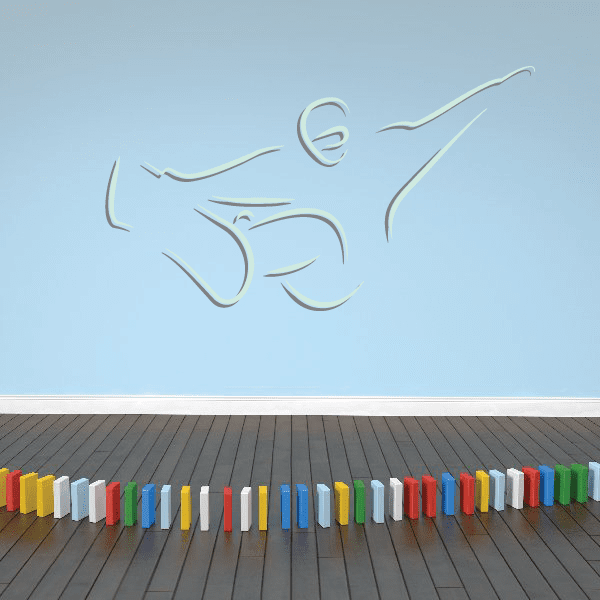 Image of Snowboarding Wall Decal - Vinyl Sticker - Car Sticker - Die Cut Sticker - CDSCOLOR058