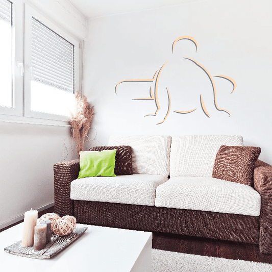 Image of Snowboarding Wall Decal - Vinyl Sticker - Car Sticker - Die Cut Sticker - CDSCOLOR071