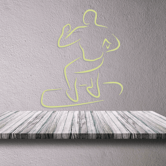 Image of Snowboarding Wall Decal - Vinyl Sticker - Car Sticker - Die Cut Sticker - CDSCOLOR080