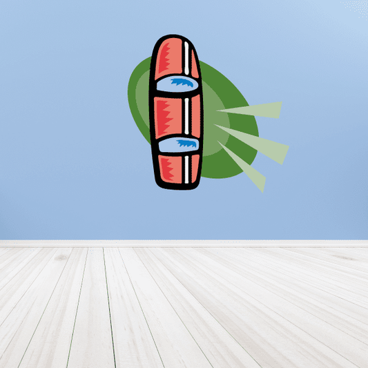 Image of Snowboarding Wall Decal - Vinyl Sticker - Car Sticker - Die Cut Sticker - CDSCOLOR092