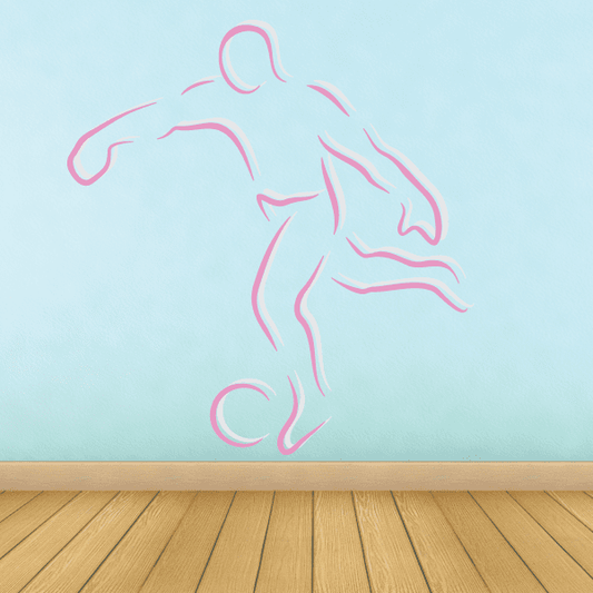 Image of Soccer Wall Decal - Vinyl Sticker - Car Sticker - Die Cut Sticker - CDSCOLOR022