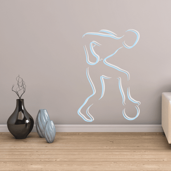 Image of Soccer Wall Decal - Vinyl Sticker - Car Sticker - Die Cut Sticker - CDSCOLOR037