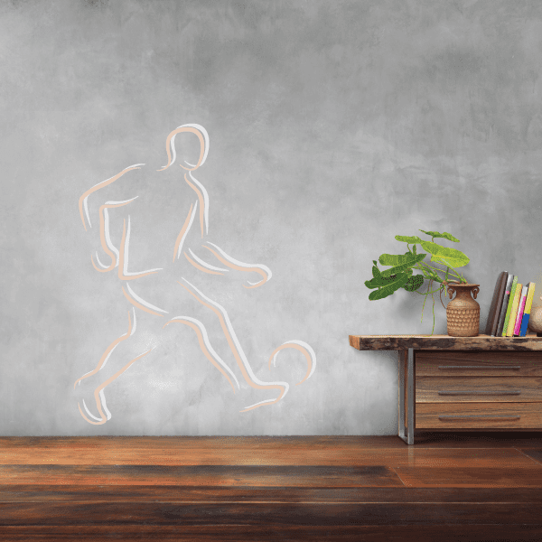 Image of Soccer Wall Decal - Vinyl Sticker - Car Sticker - Die Cut Sticker - CDSCOLOR040