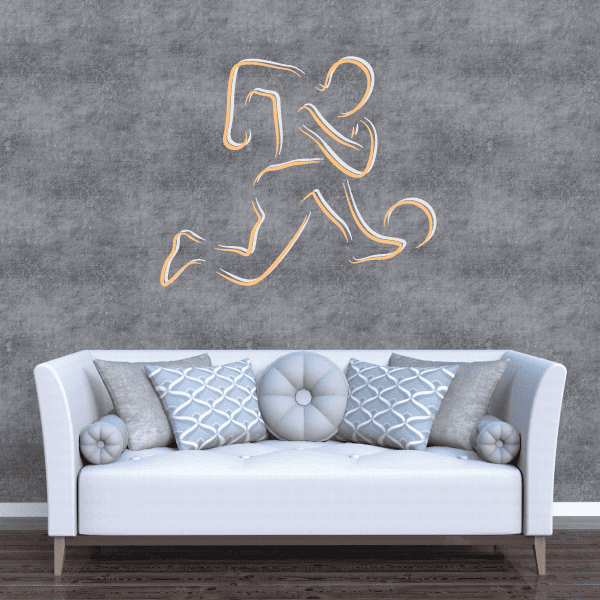 Image of Soccer Wall Decal - Vinyl Sticker - Car Sticker - Die Cut Sticker - CDSCOLOR050