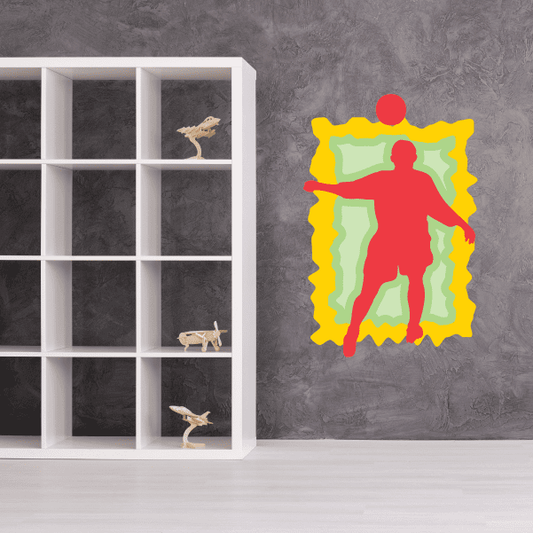 Image of Soccer Wall Decal - Vinyl Sticker - Car Sticker - Die Cut Sticker - CDSCOLOR061