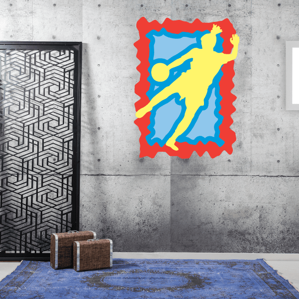 Image of Soccer Wall Decal - Vinyl Sticker - Car Sticker - Die Cut Sticker - CDSCOLOR064