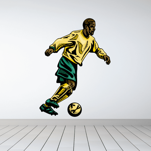 Image of Soccer Wall Decal - Vinyl Sticker - Car Sticker - Die Cut Sticker - CDSCOLOR078